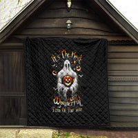 Ghost Halloween Quilt It's The Most Wonderfull Time Of The Year - Wonder Print Shop