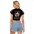 Ghost Halloween Raglan Cropped T Shirt It's The Most Wonderfull Time Of The Year - Wonder Print Shop