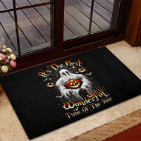 Ghost Halloween Rubber Doormat It's The Most Wonderfull Time Of The Year - Wonder Print Shop