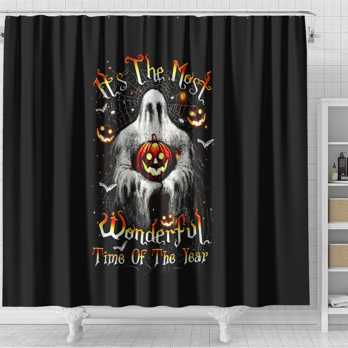 ghost-halloween-shower-curtain-its-the-most-wonderfull-time-of-the-year