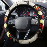 Ghost Halloween Steering Wheel Cover It's The Most Wonderfull Time Of The Year - Wonder Print Shop