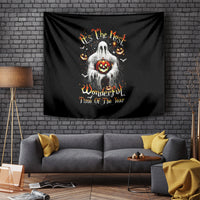 Ghost Halloween Tapestry It's The Most Wonderfull Time Of The Year - Wonder Print Shop