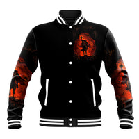 Jack O Lantern Skull Baseball Jacket Hello Darkness My Old Friend - Wonder Print Shop