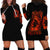 Jack O Lantern Skull Hoodie Dress Hello Darkness My Old Friend - Wonder Print Shop