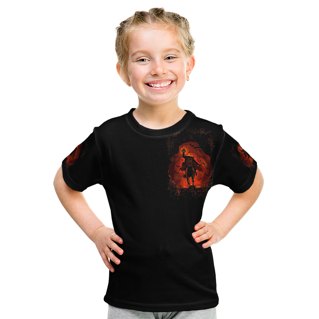 Jack O Lantern Skull Kid T Shirt Hello Darkness My Old Friend - Wonder Print Shop