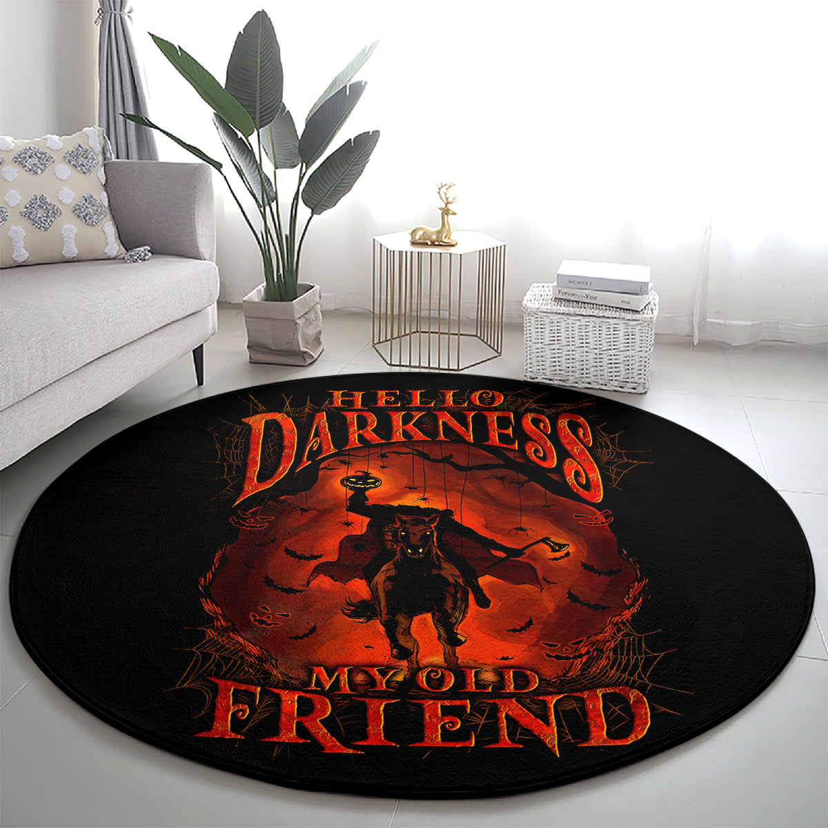 jack-o-lantern-skull-round-carpet-hello-darkness-my-old-friend
