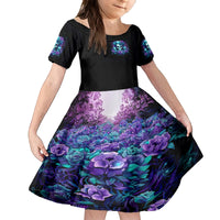 Flower Lady Skull Family Matching Off Shoulder Maxi Dress and Hawaiian Shirt Don't Try To Figure Me Out - Wonder Print Shop