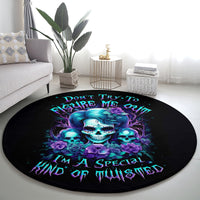 flower-lady-skull-round-carpet-dont-try-to-figure-me-out