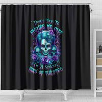 flower-lady-skull-shower-curtain-dont-try-to-figure-me-out
