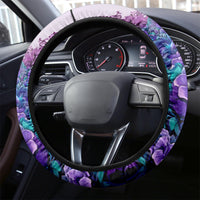 Flower Lady Skull Steering Wheel Cover Don't Try To Figure Me Out - Wonder Print Shop