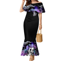 Mermaid Skull Family Matching Mermaid Dress and Hawaiian Shirt The Little Mermaid - Wonder Print Shop