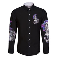 Mermaid Skull Family Matching Puletasi Dress and Hawaiian Shirt The Little Mermaid - Wonder Print Shop