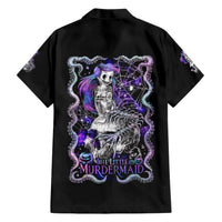 Mermaid Skull Family Matching Short Sleeve Bodycon Dress and Hawaiian Shirt The Little Mermaid - Wonder Print Shop