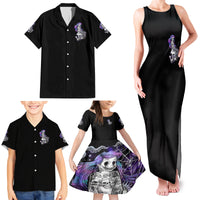 Mermaid Skull Family Matching Tank Maxi Dress and Hawaiian Shirt The Little Mermaid - Wonder Print Shop