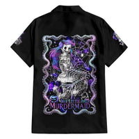 Mermaid Skull Family Matching Tank Maxi Dress and Hawaiian Shirt The Little Mermaid - Wonder Print Shop