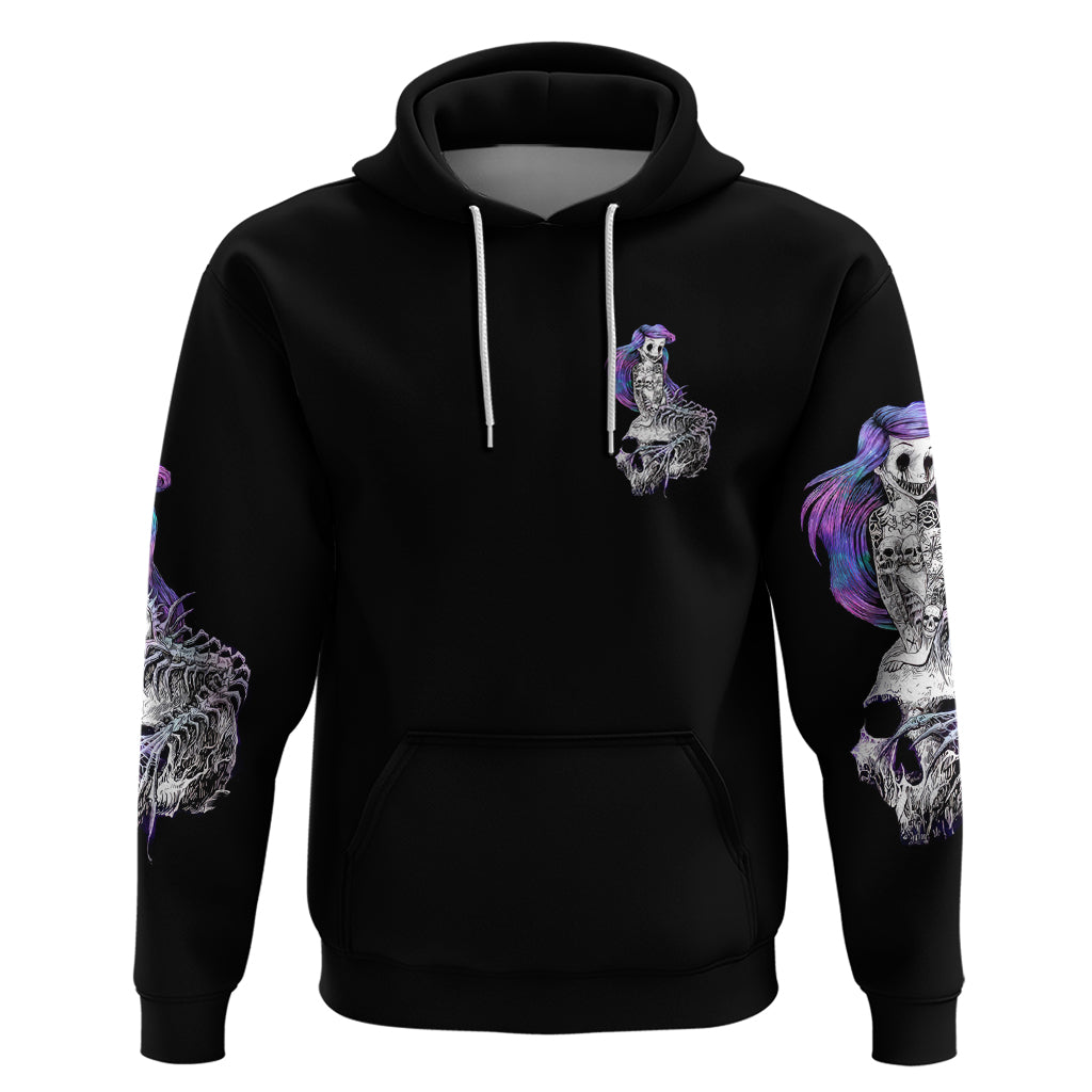 Mermaid Skull Hoodie The Little Mermaid - Wonder Print Shop