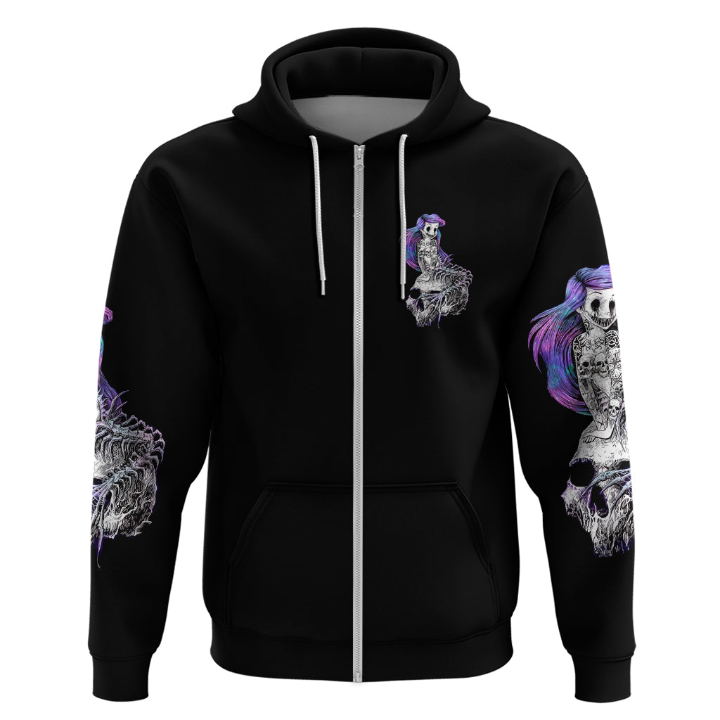Mermaid Skull Hoodie The Little Mermaid - Wonder Print Shop