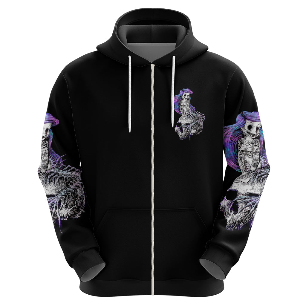 Mermaid Skull Hoodie The Little Mermaid - Wonder Print Shop
