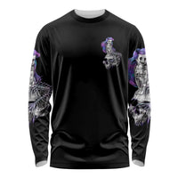 Mermaid Skull Long Sleeve Shirt The Little Mermaid - Wonder Print Shop