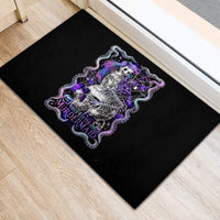 Mermaid Skull Rubber Doormat The Little Mermaid - Wonder Print Shop