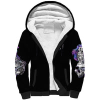 Mermaid Skull Sherpa Hoodie The Little Mermaid - Wonder Print Shop