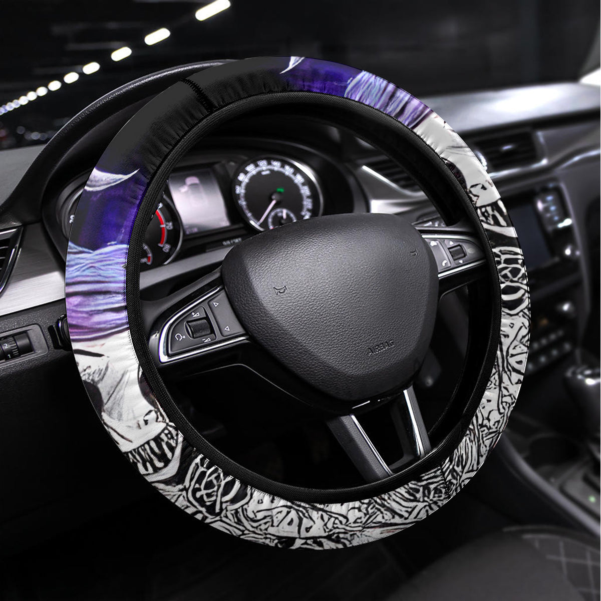 Mermaid Skull Steering Wheel Cover The Little Mermaid - Wonder Print Shop