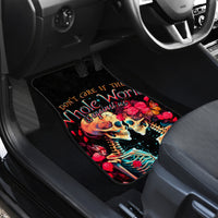 Couple Skull Car Mats I Don't Care If The Whole World Is Against Us - Wonder Print Shop