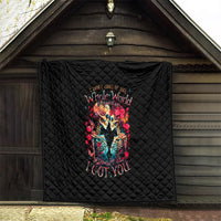 Couple Skull Quilt I Don't Care If The Whole World Is Against Us - Wonder Print Shop