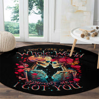 couple-skull-round-carpet-i-dont-care-if-the-whole-world-is-against-us