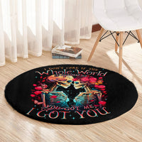 couple-skull-round-carpet-i-dont-care-if-the-whole-world-is-against-us