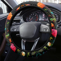 Couple Skull Steering Wheel Cover I Don't Care If The Whole World Is Against Us - Wonder Print Shop