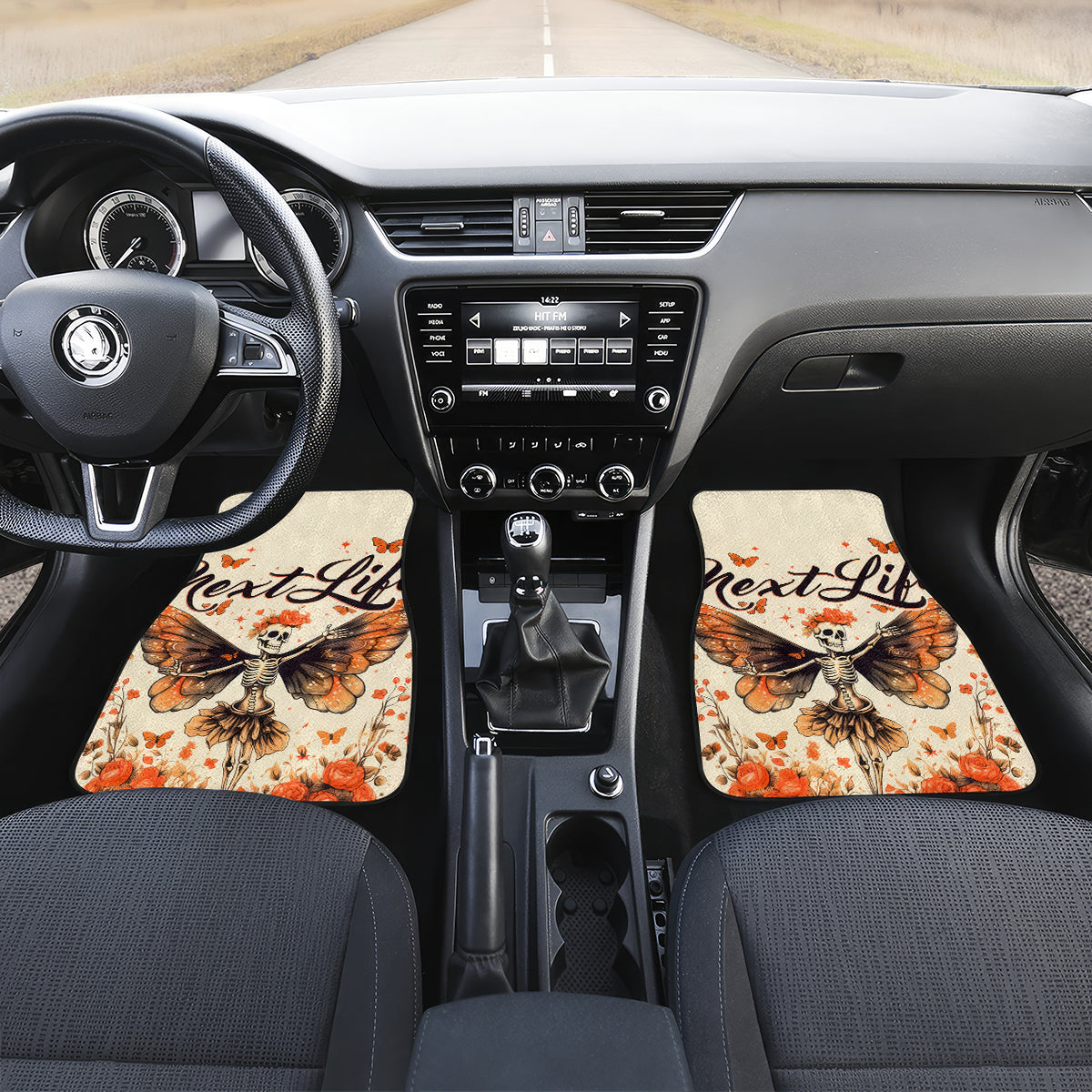Fairy Skull Car Mats Next Life I Want To Be The Karma Fairy - Wonder Print Shop