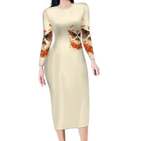 Fairy Skull Family Matching Long Sleeve Bodycon Dress and Hawaiian Shirt Next Life I Want To Be The Karma Fairy - Wonder Print Shop