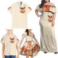 Fairy Skull Family Matching Off Shoulder Maxi Dress and Hawaiian Shirt Next Life I Want To Be The Karma Fairy - Wonder Print Shop