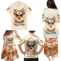 Fairy Skull Family Matching Puletasi Dress and Hawaiian Shirt Next Life I Want To Be The Karma Fairy - Wonder Print Shop