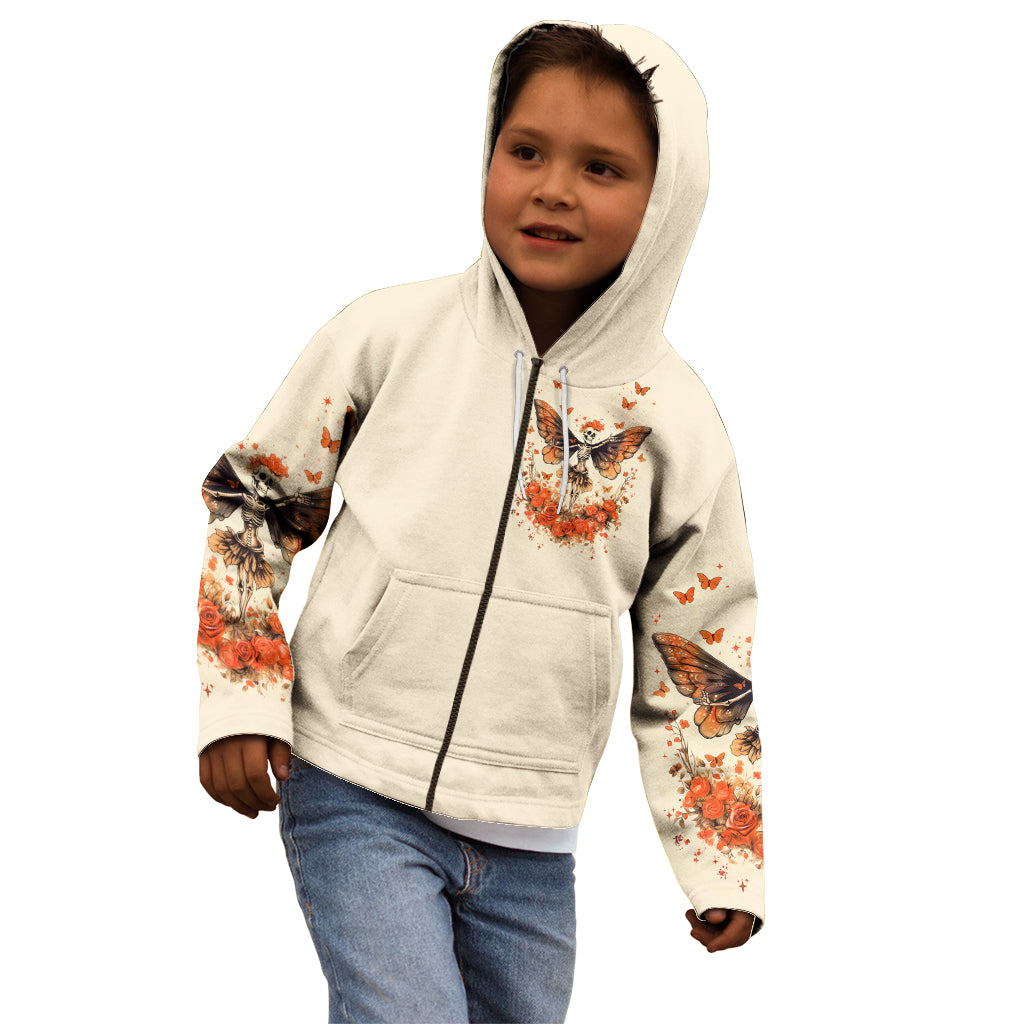 Fairy Skull Kid Hoodie Next Life I Want To Be The Karma Fairy - Wonder Print Shop