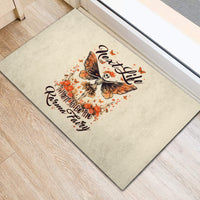Fairy Skull Rubber Doormat Next Life I Want To Be The Karma Fairy - Wonder Print Shop