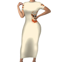 Fairy Skull Short Sleeve Bodycon Dress Next Life I Want To Be The Karma Fairy - Wonder Print Shop