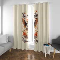 Fairy Skull Window Curtain Next Life I Want To Be The Karma Fairy - Wonder Print Shop