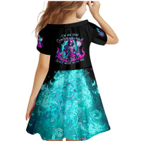 Flame Witch Skull Family Matching Mermaid Dress and Hawaiian Shirt I'm An Odd Combination Of Sweet And Don't Mess With Me - Wonder Print Shop