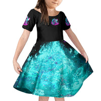 Flame Witch Skull Family Matching Tank Maxi Dress and Hawaiian Shirt I'm An Odd Combination Of Sweet And Don't Mess With Me - Wonder Print Shop