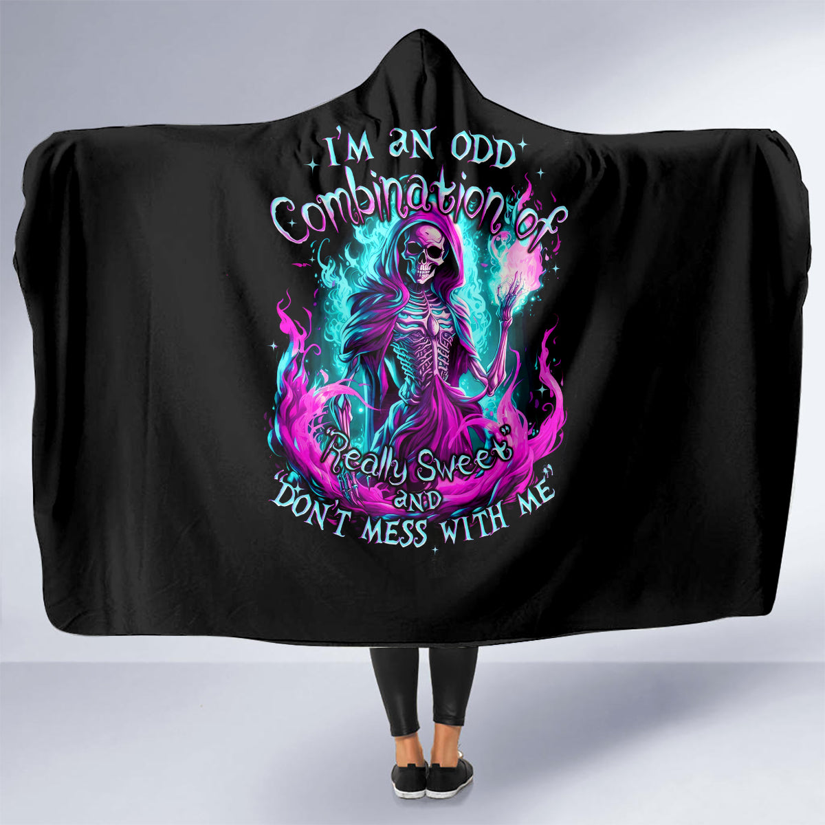 flame-witch-skull-hooded-blanket-im-an-odd-combination-of-sweet-and-dont-mess-with-me