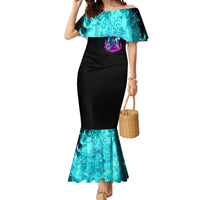 Flame Witch Skull Mermaid Dress I'm An Odd Combination Of Sweet And Don't Mess With Me - Wonder Print Shop