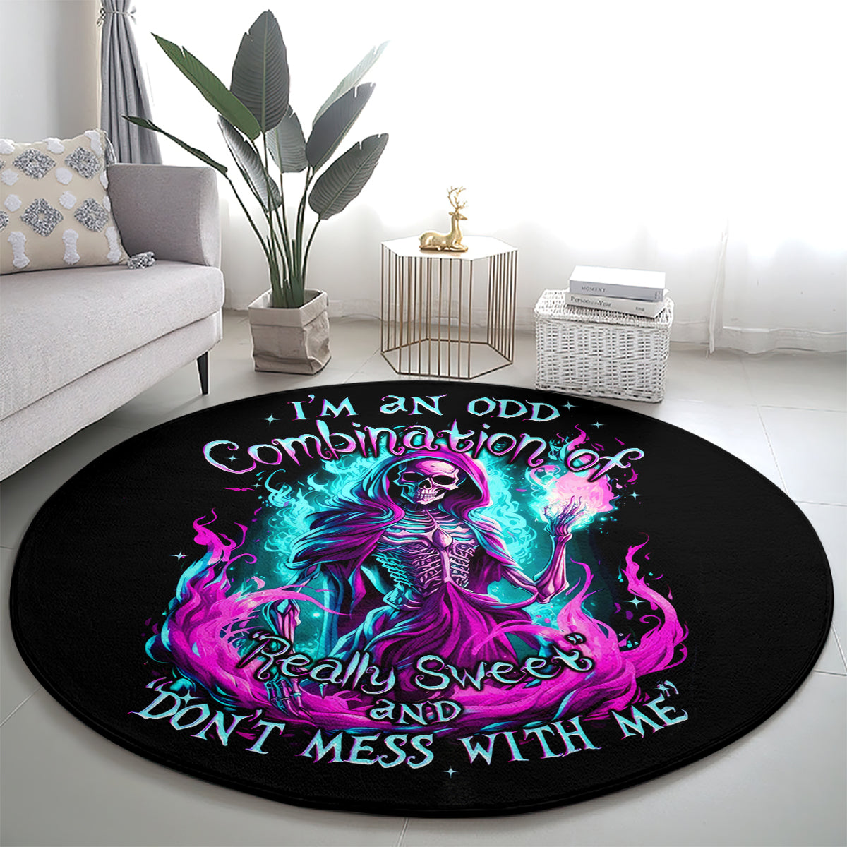flame-witch-skull-round-carpet-im-an-odd-combination-of-sweet-and-dont-mess-with-me