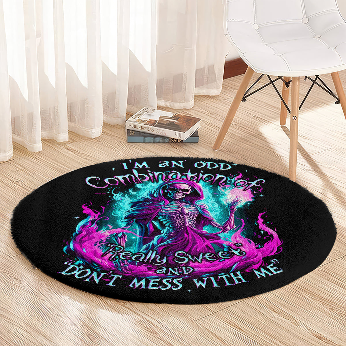 flame-witch-skull-round-carpet-im-an-odd-combination-of-sweet-and-dont-mess-with-me