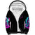 Flame Witch Skull Sherpa Hoodie I'm An Odd Combination Of Sweet And Don't Mess With Me - Wonder Print Shop