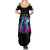 Flame Witch Skull Summer Maxi Dress I'm An Odd Combination Of Sweet And Don't Mess With Me - Wonder Print Shop