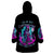 Flame Witch Skull Wearable Blanket Hoodie I'm An Odd Combination Of Sweet And Don't Mess With Me - Wonder Print Shop