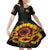 Sunflower Skull Family Matching Summer Maxi Dress and Hawaiian Shirt She Is Sunshine Mixed With A Little Hurricance - Wonder Print Shop
