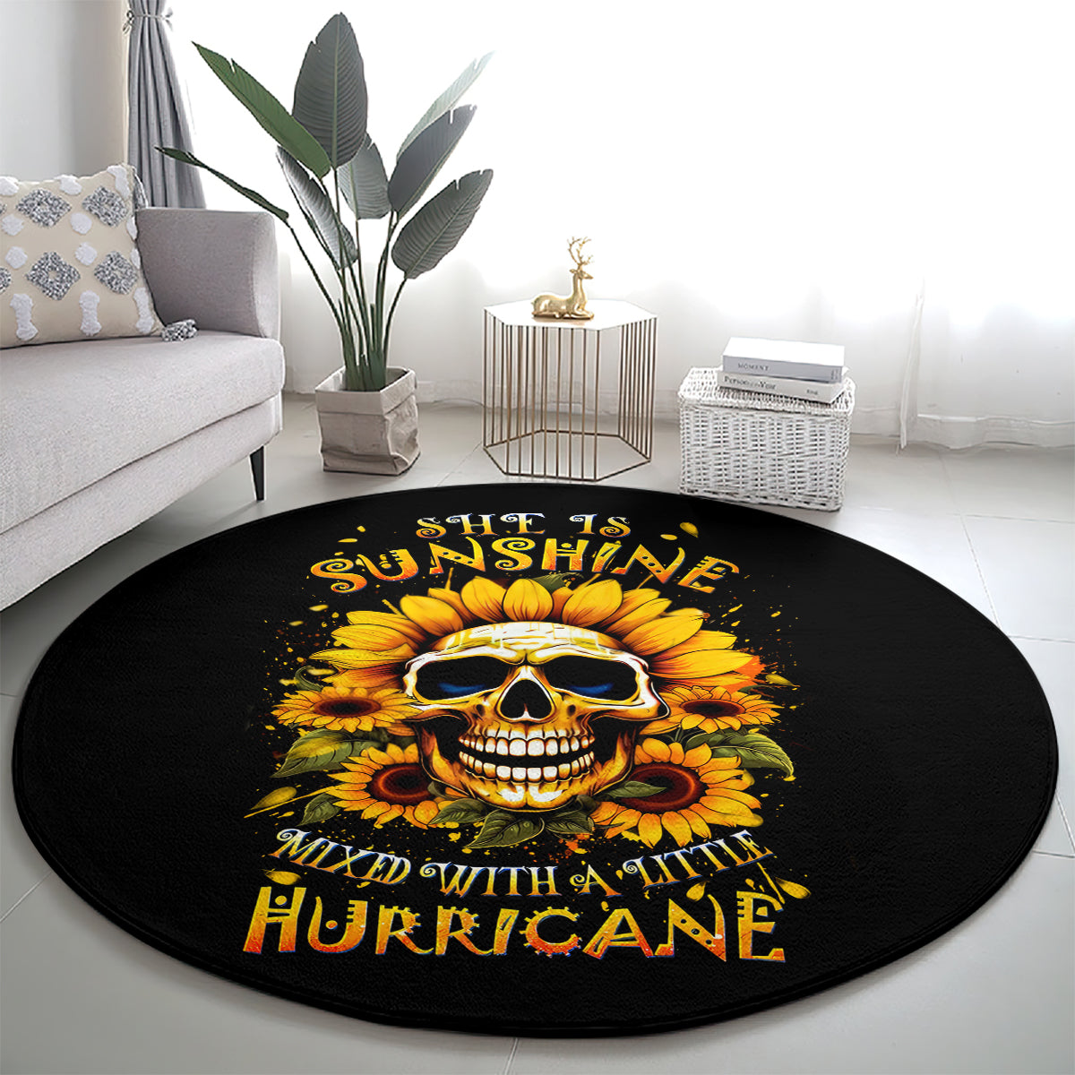 sunflower-skull-round-carpet-she-is-sunshine-mixed-with-a-little-hurricance